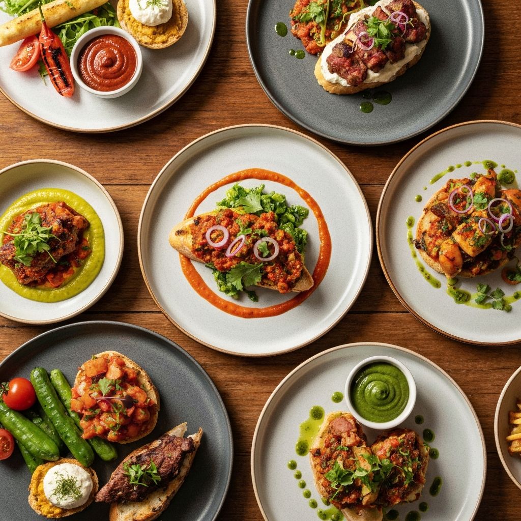 Frische Gerichte aus der Barrio Cocina Küche